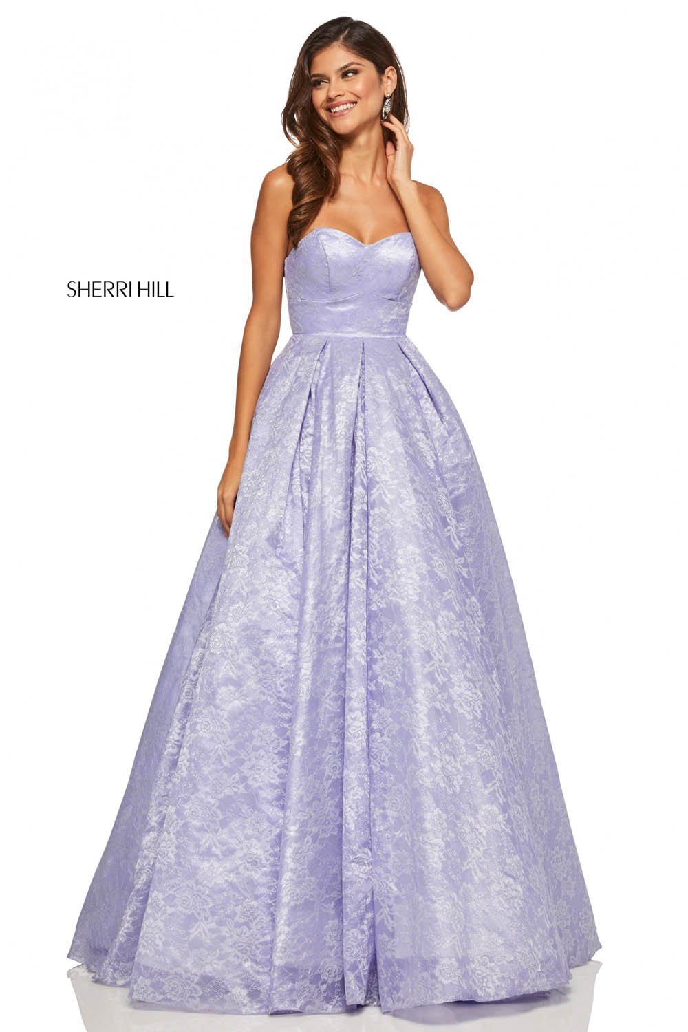 Sherri Hill 52500 dress images in these colors: Lilac.