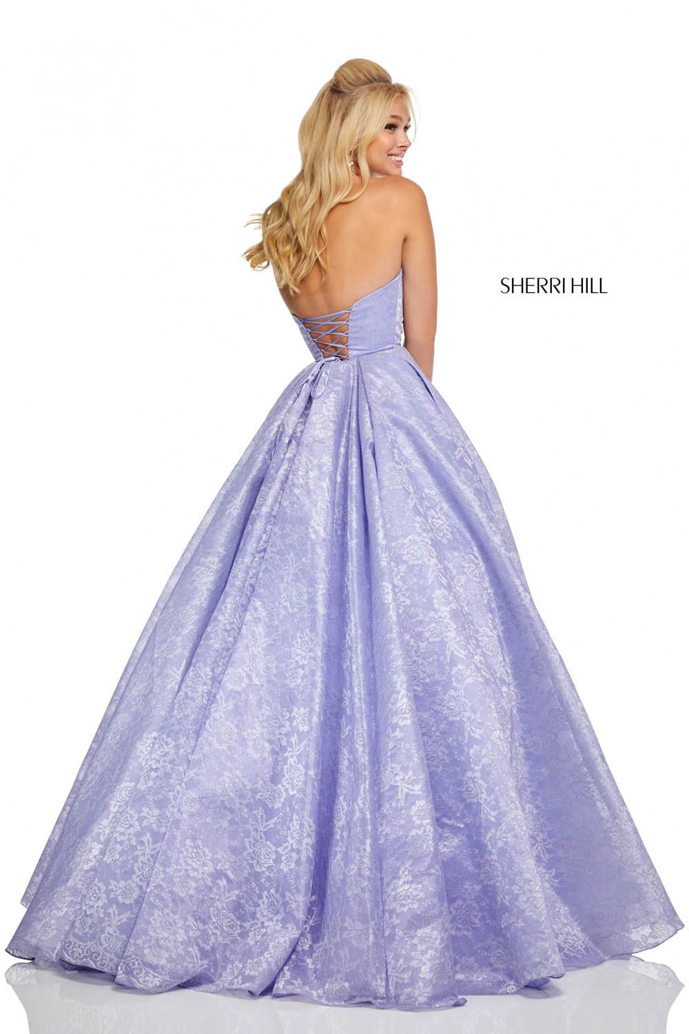 Sherri Hill 52500 dress images in these colors: Lilac.