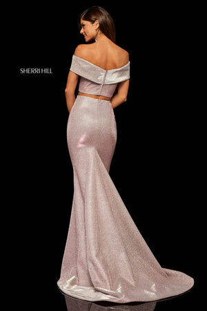 Sherri Hill 52757 dress images in these colors: Electric Silver, Electric Pink, Electric Purple, Electric Gold, Electric Blue, Electric Aqua.