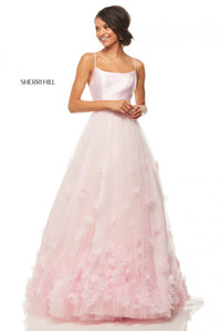 Sherri Hill 52828 dress images in these colors: Pink, Ivory.