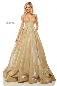 Sherri Hill 52832 dress images in these colors: Gold.